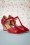 Charlie Stone - Toscana Pumps mit T-Strap in Rot 5