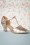 Charlie Stone - Monaco Pumps mit T-Strap in französischem Champagner