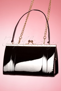 Topvintage Boutique Collection - The Perfect Date Evening Bag Années 50 en Noir