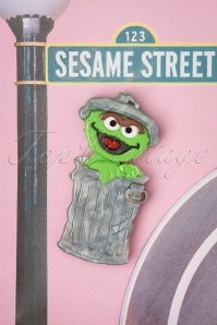 Erstwilder - 60s Oscar The Grouch Brooch in Grey and Green