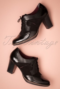 Tamaris - 40s Dorothy Shoe Booties in Black  4