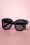Louche - 50s Tortoise and Glitter Sunglasses in Dark Blue 2