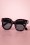 Louche - Tortoise and Glitter Sunglasses Années 50 en Pourpre 2