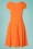 Vintage Chic 30526 Short Sleeve Orange Dress 20190614 006W