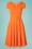 Vintage Chic 30526 Short Sleeve Orange Dress 20190614 003W