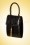 Topvintage Boutique Collection - 50s Croco Love Evening Bag in Black 3