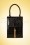 Topvintage Boutique Collection - Croco Love Evening Bag Années 50 en Noir
