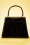 Topvintage Boutique Collection - 50s Back Me Up Patent Evening Bag in Black 4