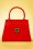 50s Back Me Up Patent Evening Bag in Red