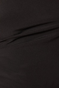 Stop Staring! - 50s Ava One Shoulder Jumpsuit in Black 4