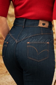 Rock-a-Booty - Ruth skinny jeans in stijlvol blauw 6
