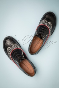 Nemonic - Madison Oxford-schoenen in zwart 2
