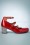 Nemonic - 60s Rojo Patent Leather Vintage Pumps in Red 4