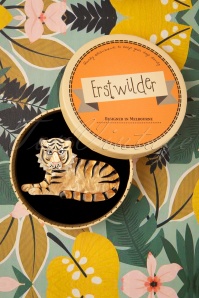 Erstwilder - 60s Hairy Hobbes Tiger Brooch 2