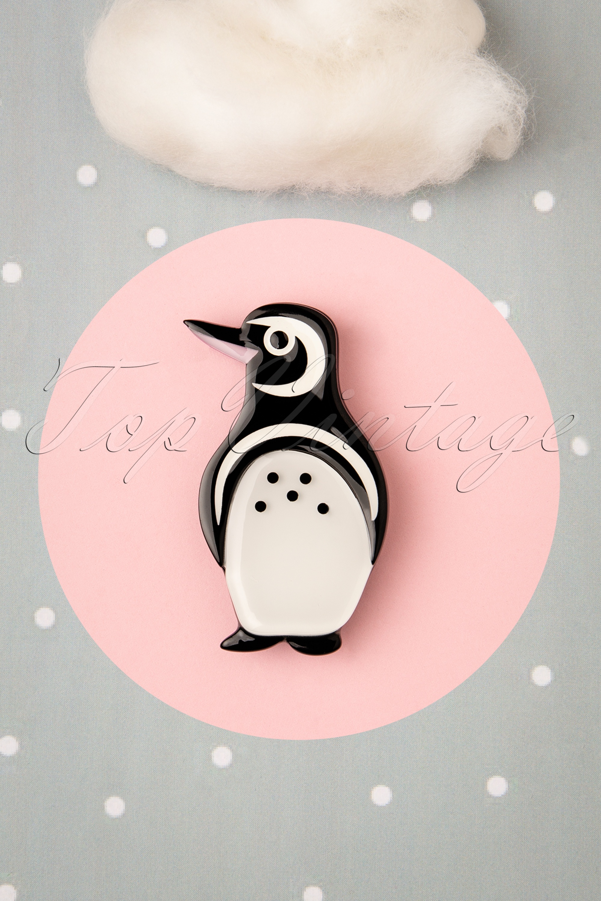 Erstwilder - Exclusieve TopVintage ~ Northside Wanderer Penguin Broche