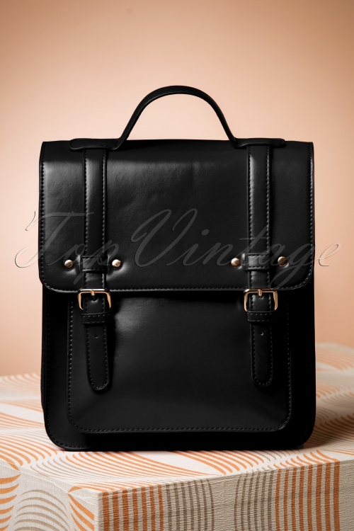 Banned Retro - 60s Cohen Handbag in Black 3
