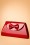 Stella Lacquer Bow Bag Années 50 en Rouge