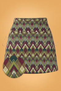 King Louie - 60s Olivia Skye Skirt in Posey Green 2