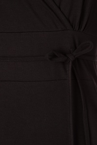 King Louie - Cecil viscose-lycra jurk in zwart 4