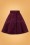 70s Wonder Years Mini Skirt in Wine Corduroy