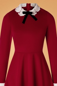 Bunny - Ricci Dress Années 60 en Rouge 4