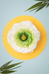 Lady Luck's Boutique - Sweet May Hair Clip Années 50 en Blanc