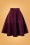 70s Jefferson Swing Skirt in Wine Corduroy