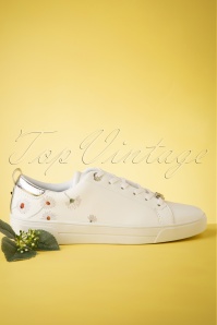 Ted Baker - 50s Daisy Sneakers in White 4