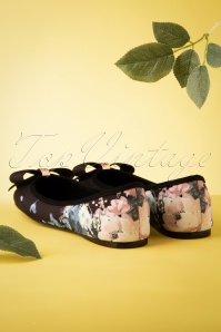 Ted Baker - 50s Blossom Flats in Black 5
