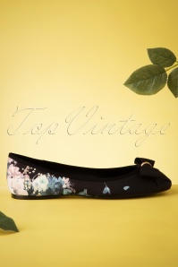 Ted Baker - 50s Blossom Flats in Black 3