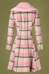 Bunny - 50s Millicent Swing Coat in Pink 5