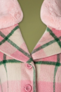 Bunny - 50s Millicent Swing Coat in Pink 4