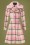 Bunny - 50s Millicent Swing Coat in Pink