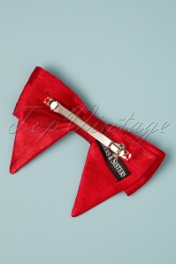 Brothers and Sisters - 50s Noelle Bow Clip in Red 3
