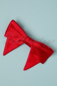 Brothers and Sisters - 50s Noelle Bow Clip in Red 2