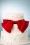 Brothers and Sisters - 50s Arthur Elastic Bow Tie in Red