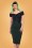 Collectif Clothing - Dianne Pencil Skirt Années 50 en Vert 2