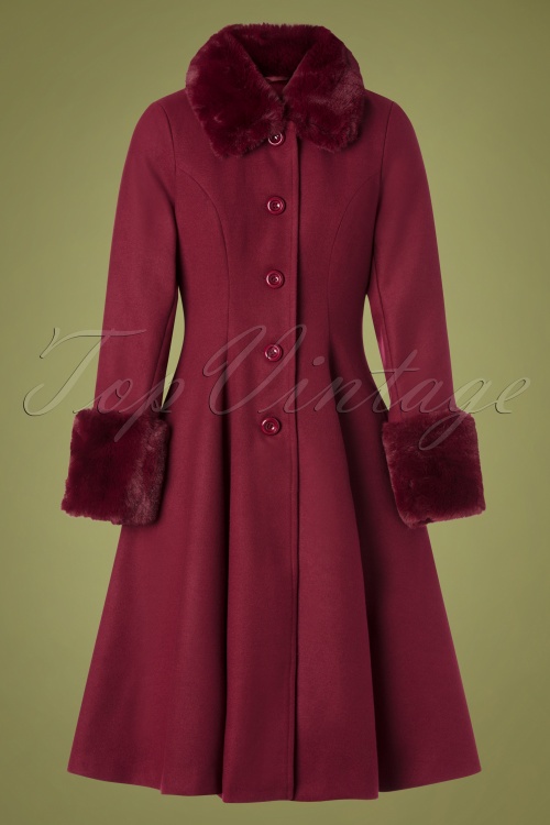 Bunny - 30s Capulet Coat in Wine 5