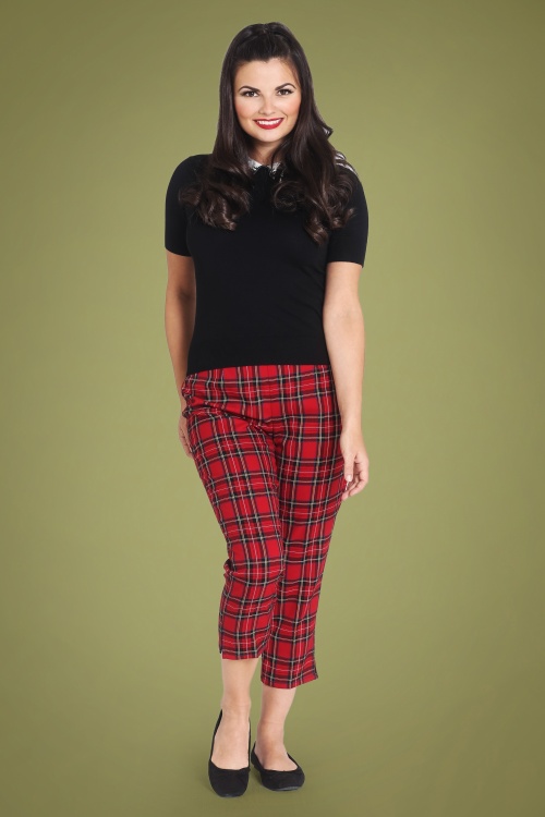 Cigarette trousers - Red