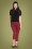 Bunny 30735 Irvine Cigarette Trousers in Red 30739 Red Balloon Top in Black 20190704 020L