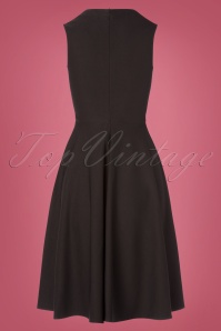 Rebel Love Clothing - 50s Vamp Dress in Black  5