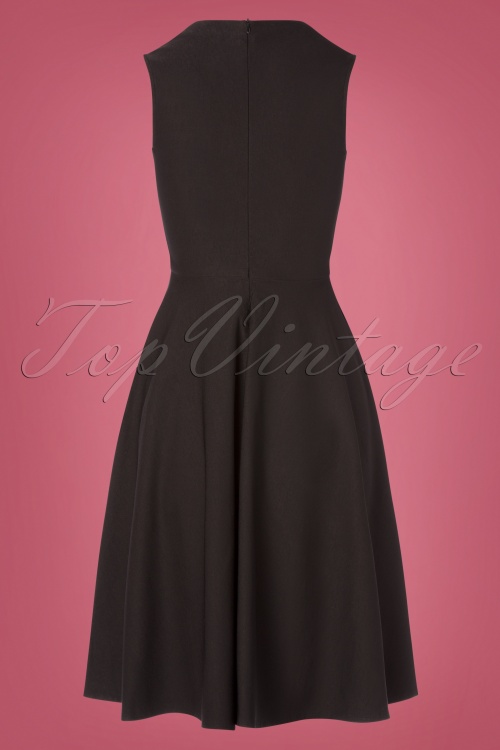 Rebel Love Clothing - 50s Vamp Dress in Black  5