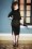 Vintage Diva  - The Frances Pencil Dress en Anthracite 3