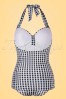 Belsira 31241 Swimsuit Black White Vintage Checket 20190716 0009W