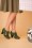 Lola Ramona ♥ Topvintage - 50s Ava All Tied Up Suede Pumps in Grass Green  2