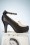 Topvintage Boutique Collection 30424 Heels Black White Strap Plateau 20190704 029 W