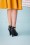 Topvintage Boutique Collection 30424 Heels Black White Strap Plateau 20190703 016 W