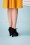 Lola Ramona ♥ Topvintage - 50s Angie On A Platform Suede Pumps in Black 6
