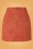Louche - Kaila Mini Skirt Années 60 en Brun Rouille 3