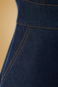 Rock-a-Booty - Lauren Jeans-Swing-Kleid in Preußischblau 8